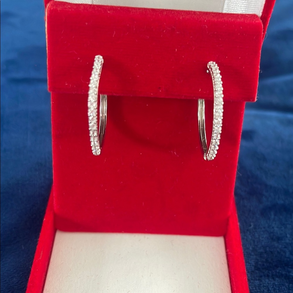 Elegant Silver Hoop Earrings